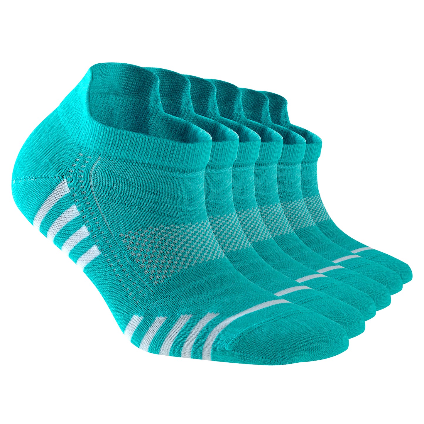 Striped anatolian Bamboo Ankle Socks for Women with Heel Tab