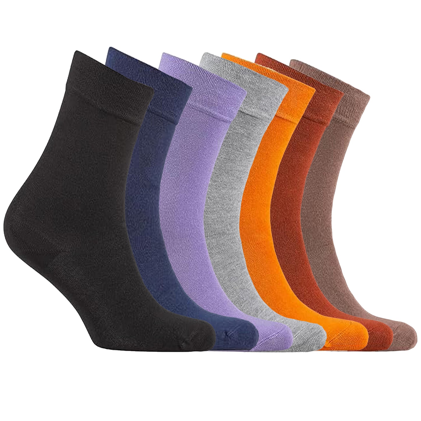 Women's BAMBOO Quarter Socks in Solid Colors - Natural Comfortable Soft Classy - Made In TURKEY