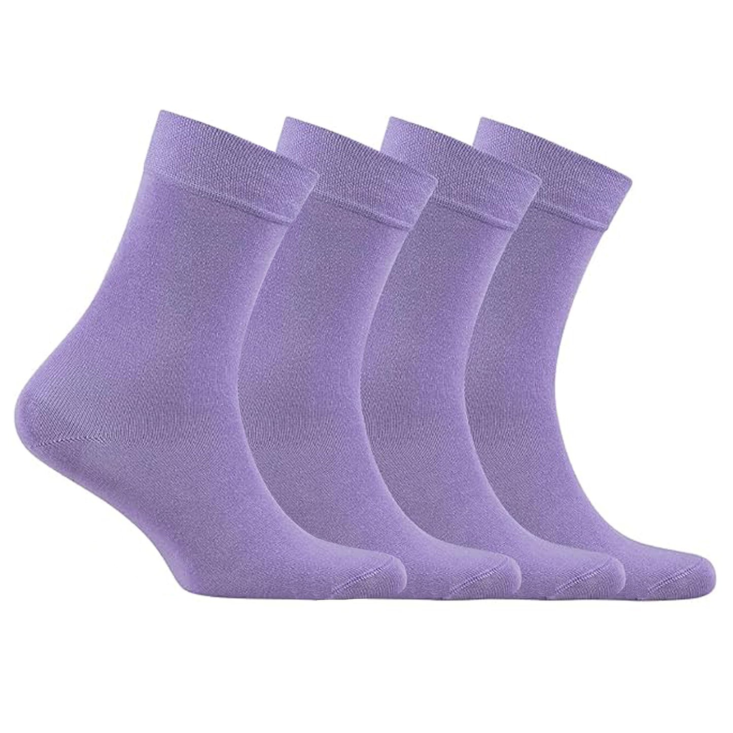 Women's BAMBOO Quarter Socks in Solid Colors - Natural Comfortable Soft Classy - Made In TURKEY
