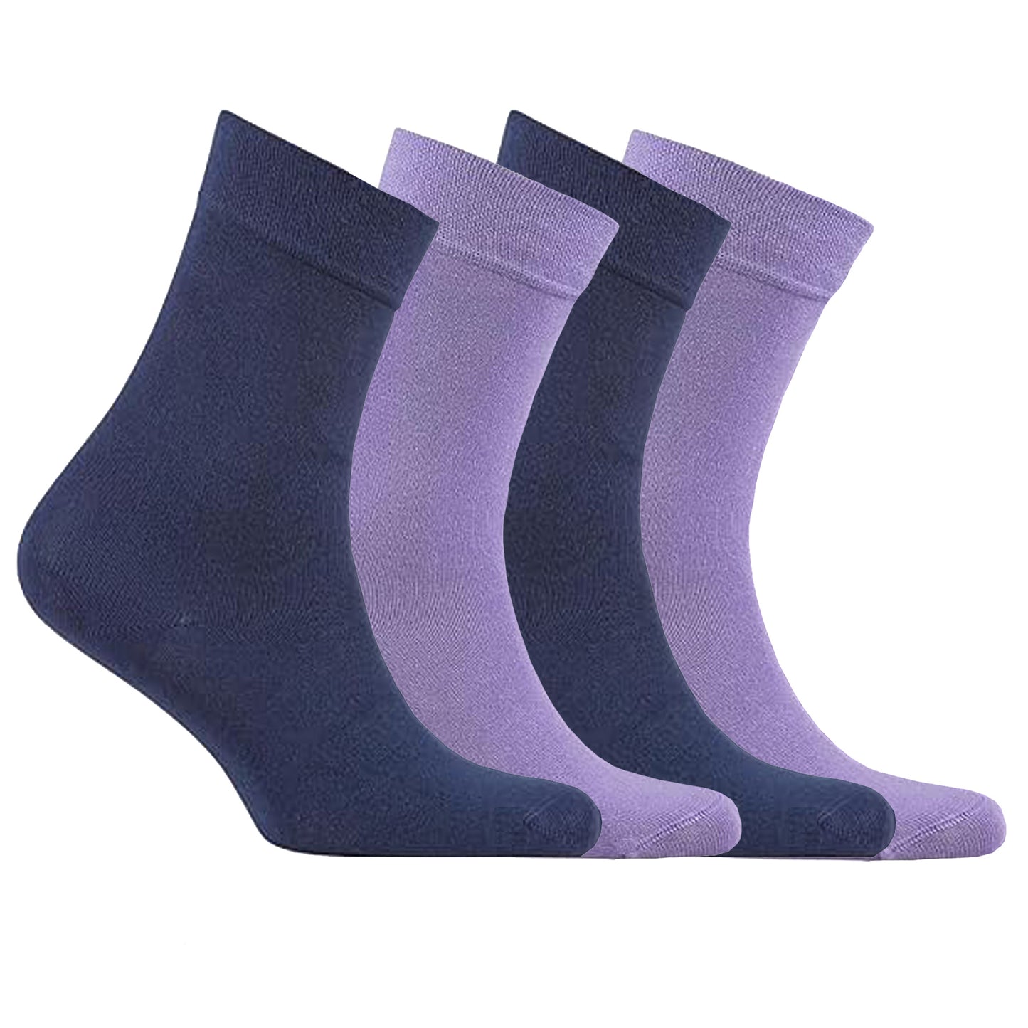 Women's BAMBOO Quarter Socks in Solid Colors - Natural Comfortable Soft Classy - Made In TURKEY