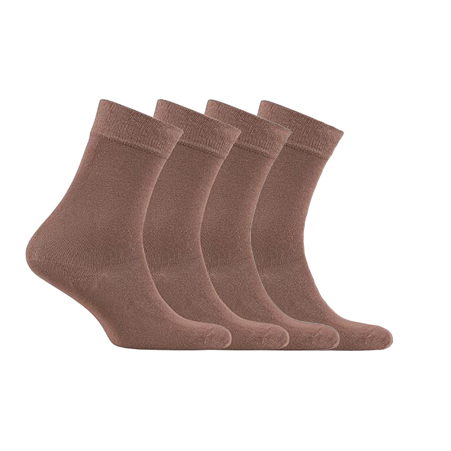 Women's BAMBOO Quarter Socks in Solid Colors - Natural Comfortable Soft Classy - Made In TURKEY