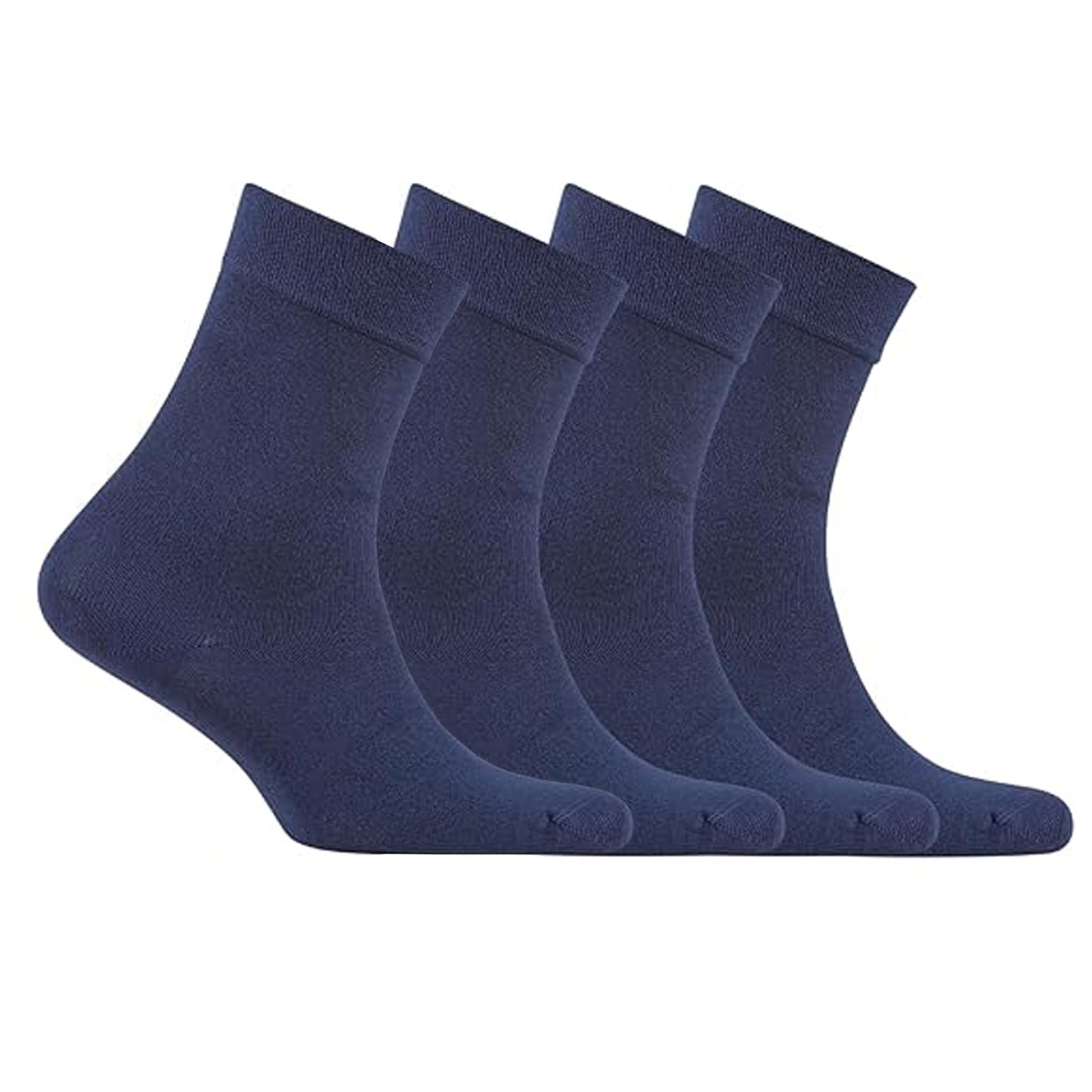 Women's BAMBOO Quarter Socks in Solid Colors - Natural Comfortable Soft Classy - Made In TURKEY