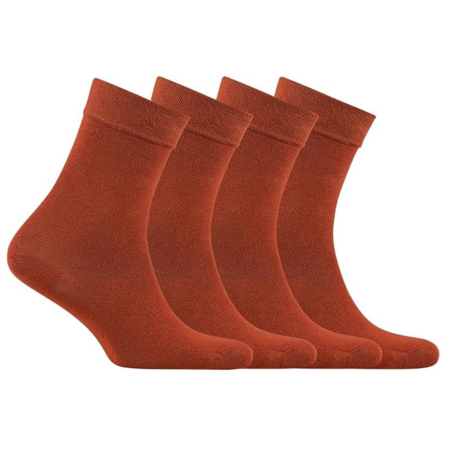 Women's BAMBOO Quarter Socks in Solid Colors - Natural Comfortable Soft Classy - Made In TURKEY