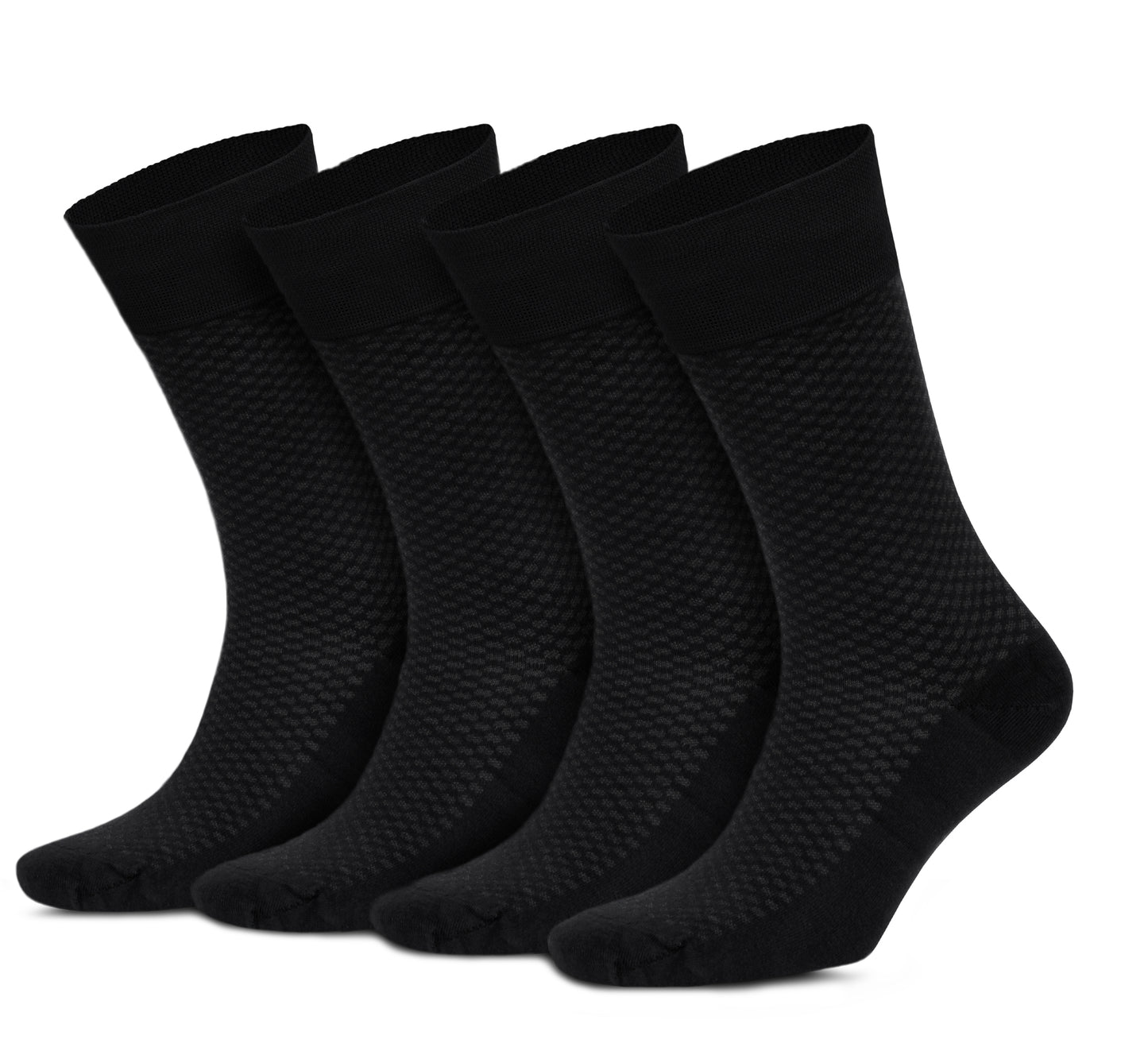 anatolian Honeycomb Patterned Bamboo Dress Socks