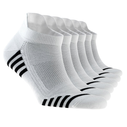 Bamboo Ankle Socks for Men White