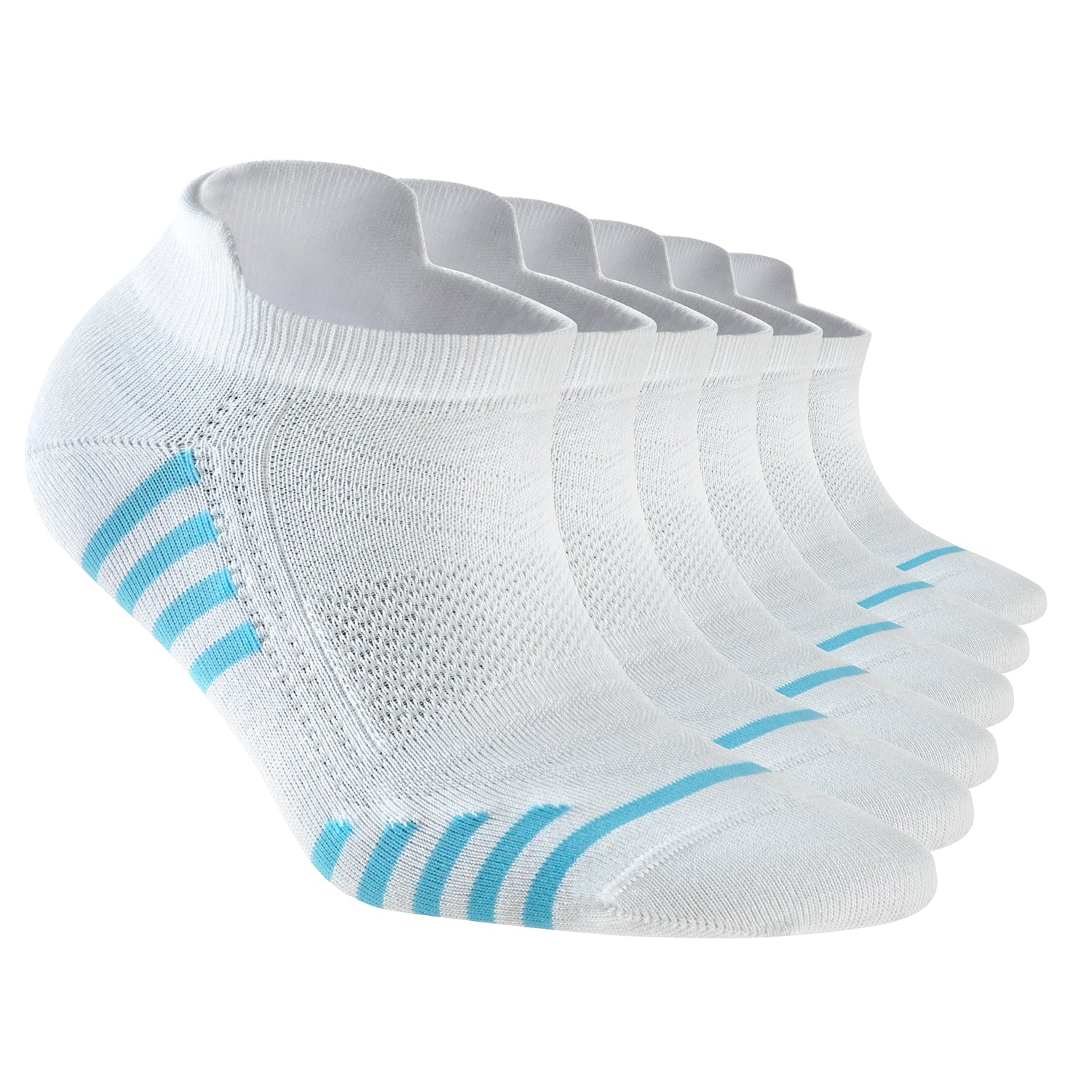 White Bamboo Ankle Socks with Heel Tab for Women