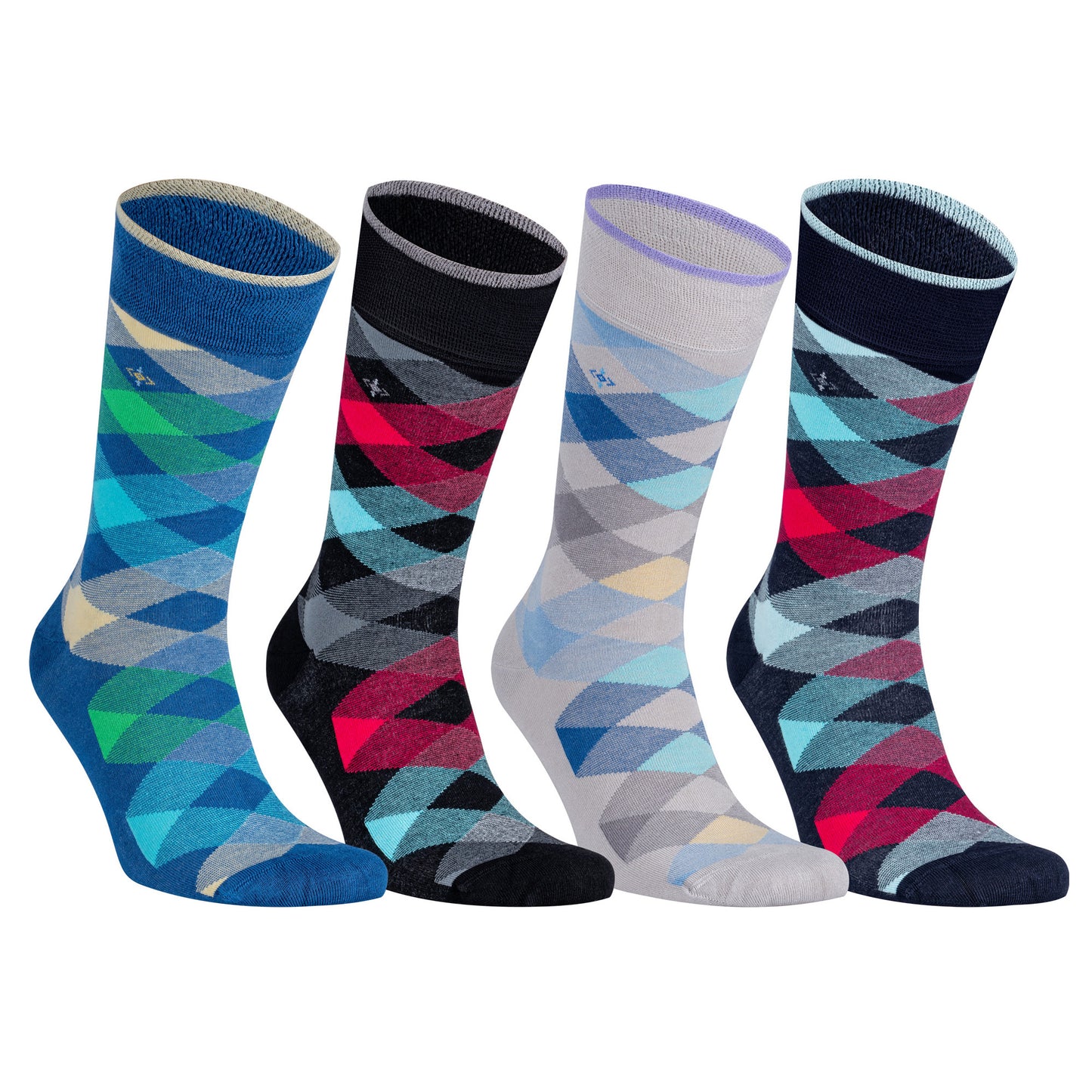 Colorful anatolian BAMBOO Socks for MEN WOMEN - Natural Silken Soft Seamless Mid Calf Casual or Dress Socks